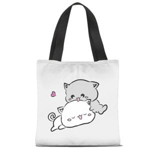 Tas Tote Fullprint Jilat pala kucing