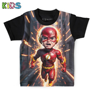 Kaos Anak Full-Print kid the flash
