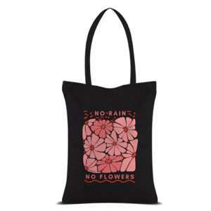 Tas Tote Marimo No Rain No Flowers Tote Bag