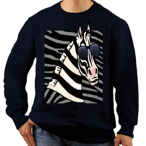 Jaket Sweater Zebra T-Shirt Design