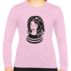 Kaos Gadis cantik  