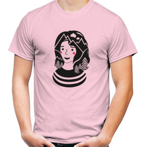 Kaos Gadis cantik  
