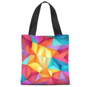 Tas Tote Fullprint Tas Tote Fullprint Motif Abstrak