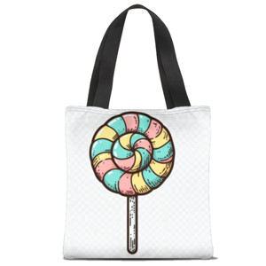 Tas Tote Fullprint Totebag lollipop