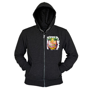 Hoodie Zipper Berlibur - Kaos Keren - Kaos Wanita Vacation Time