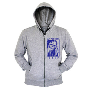 Hoodie Zipper Stay Positive