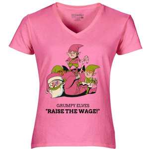 Kaos Grumpy elves - Kaos Natal Lucu