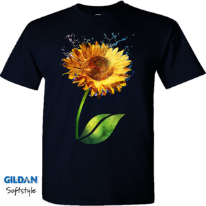 Kaos Sunflower T-Shirt Design