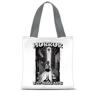 Tas Tote Fullprint Horror is My Middle Name Karakter Anime
