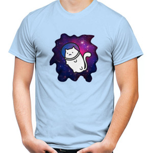 Kaos Astronot Kucing