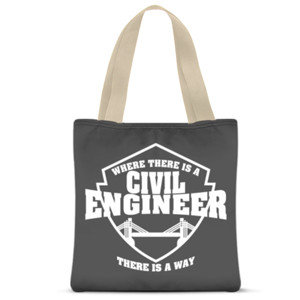 Tas Tote Fullprint Tas Teknik Sipil