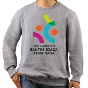 Jaket Sweater Kaos Hari Santri Premium