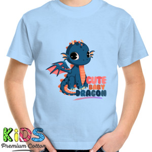 Kaos KAOS ANAK KARAKTER CUTE BABY DRAGON