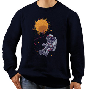Jaket Sweater Monkey Astronaut Sweater