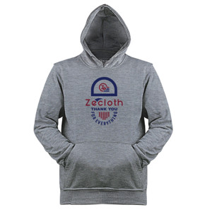 Jaket Hoodie ZECLOTH - Thank You, NEW