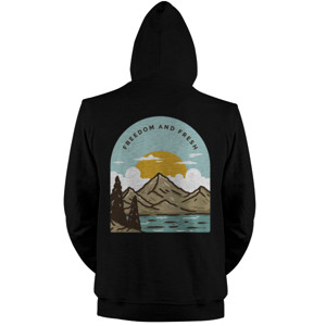 Jaket Hoodie Freedom and fresh