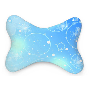 Bantal Mobil Bubble with snow