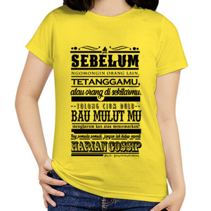 Kaos Kaos anti ghibah