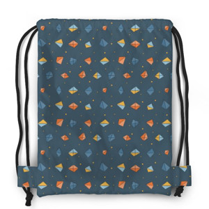 Tas Serut Fullprint Night Twist Pattern Tas Serut Full Print