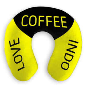 Bantal Leher Love Coffee Indonesia