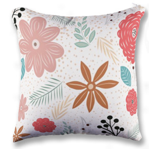 Bantal Bantal Sofa Kotak (Full-Print) - Nature Shape Leav