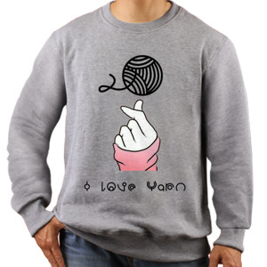 Jaket Sweater I Love Yarn