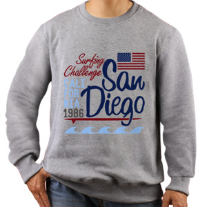 Jaket Sweater Surfing Challenge - San Diego