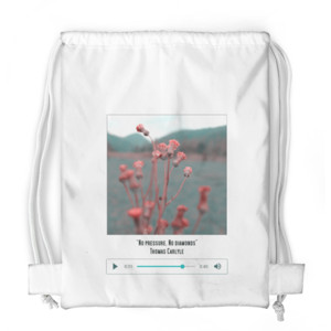 Tas Serut Fullprint Quotes Player Drawstring Bag