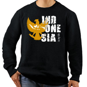 Jaket Sweater Indonesia is my life
