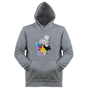 Jaket Hoodie color cmyk