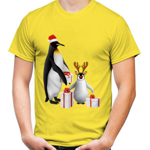 Kaos Christmas Penguin