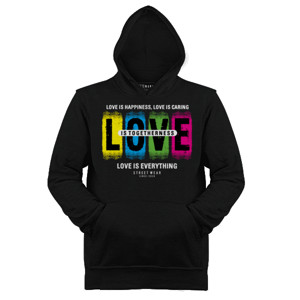 Jaket Hoodie Love is happiness