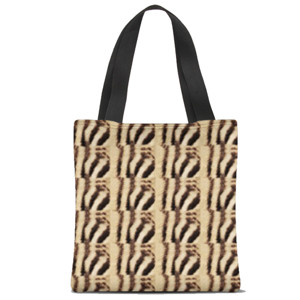 Tas Tote Fullprint Tiger Skin