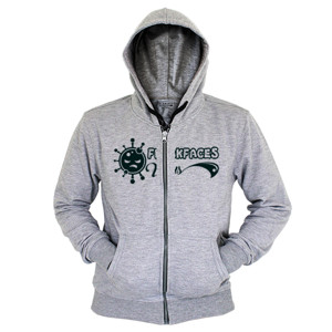 Hoodie Zipper Freakfaces Virus - Limited Editions (2sided)