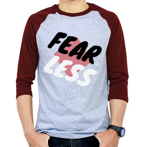 Kaos Raglan FEAR LESS