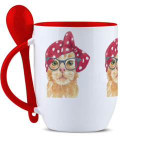 Mug Sendok Cat-14