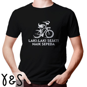 Kaos Sepeda Laki-Laki Sejati