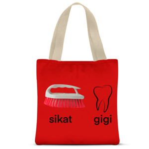 Tas Tote Fullprint Sikat gigi