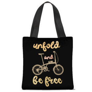 Tas Tote Fullprint Unfold and Be Free