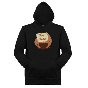 Jaket Hoodie Kaos Kopi Santai