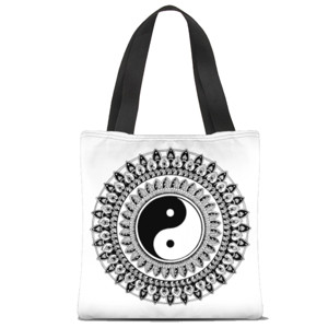 Tas Tote Fullprint Tula Mandala, YinYang