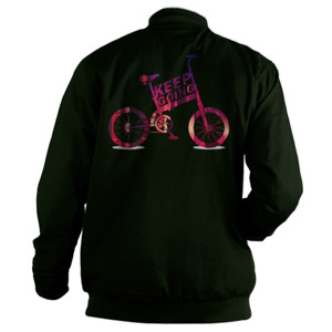 Jaket Bomber Keep Going Folding Bike