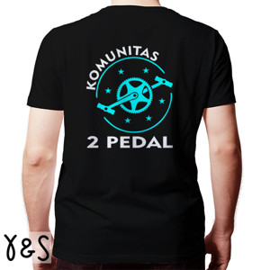 Kaos Kaos Sepeda Komunitas Dua Pedal ( Design Belakang)