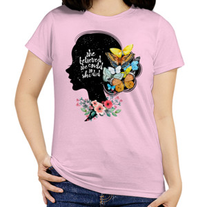 Kaos Kaos Cewe Keren, Tema Kupu-kupu Lucu 09