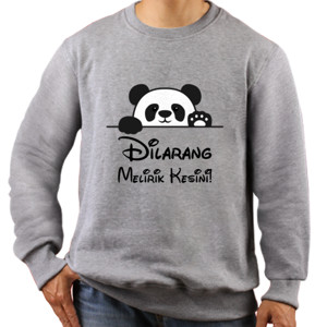 Jaket Sweater Panda Message