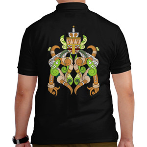 Kaos Polo Ornamen Dayak, Wadian Bulat