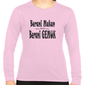 Kaos GEMUK LUCU BEARNI MAKAN