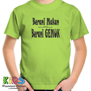 Kaos GEMUK LUCU BEARNI MAKAN