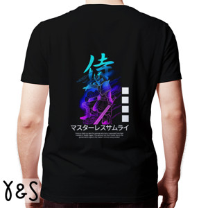Kaos Cuarto t-shirt Ronin concept samurai without maste