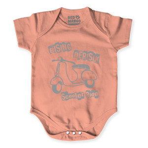 Baby Jumper Sweater riding Vespa